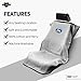 Seat Armour Seat Protector Towel for Ford – Soft Machine Washable Car Seat Cover Towel – Easy to Install, Multipurpose Car Seat Towel – Gray
