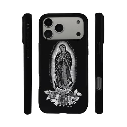 qizjio Virgen De Guadalupe Phone Case Shockproof Protective Virgin Mary Our Lady Phone Cover for iPhone 17 Pro Max