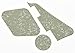 KAISH Aged Pearl LP Standard Pickguard and LP Rear Control Plate Switch Plate Cavity Covers for Les Paul Made in USA