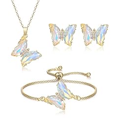 Iridescent AB Gold-Tone