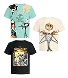 Nightmare Before Christmas Graphic T-Shirt (Sets) Jack Skellington Sally Oogie Boogie Zero Tee Kids Clothes 2T T/Ec/Bk SS
