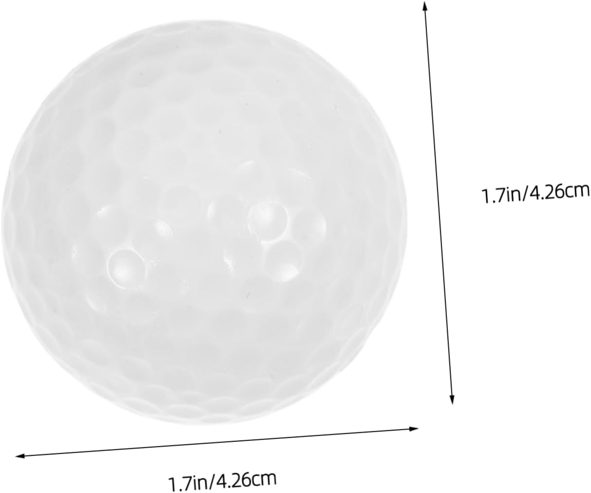 10pcs Indoor Golf Practice Lightweight Dual Putting for Indoor Swing Training Bright Color for Easy Visibility for Beginners