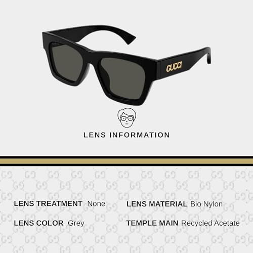 Gucci GG1842S Designer Fashion Sunglasses - Elegant, Sophisticated & Stylish Square Shape Eyewear with Luxury eSHADES Kit4