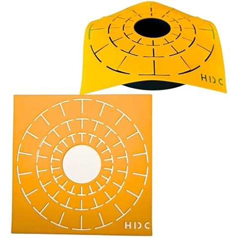 Mandala Dotting Stencils for Tea Light Candle Holder Castings - Happy Dotting Company - 2 Pack Contains a 18 Segment and 12 Segment silione templates for Making guidelines Cover