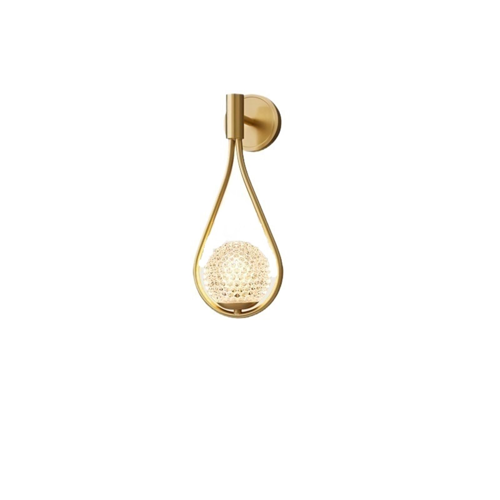 E7v2T9k6 Wall Lamps Modern Creative Living Room Background Wall Corridor Aisle Decorative Lamp Copper Sconce Decor