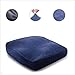 Produktbild Kissen Druckentlastung Kissen Als Bürostuhl Kissen Portable Auto Sitzkissen Orthopädische Memory Foam Kissen Für Schwanz Knochen Und Unteren Rücken Schmerzlinderung,Blue,40X41x8