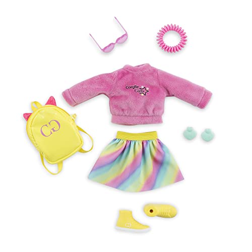 Poupée mannequin Corolle Girls et son dressing fluo avec 7 accessoires