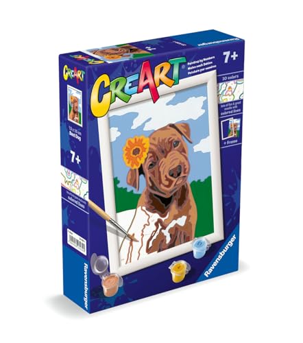 Ravensburger - Creart Serie E: Cucciolo Con Fiore, Kit Per Diping... - 3