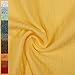 Musselin Stoff Sunny, Double Gauze, uni hellgelb (50cm x 130cm)