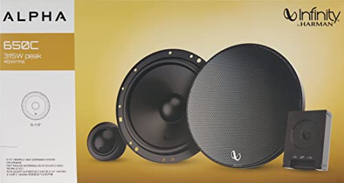 Infinity Alpha 650C 315W Wired Component Car Speaker Black 8 41FrLbQuIlL