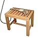 Tabouret De Douche en Bois Banc De Siège De Bain Imperméable pour Personnes Âgées Handicapés, Repose-Pieds Tabouret De Rasage Chaise De Baignoire De Salle De Bains - Tabouret De Bain Design Incurvé A
