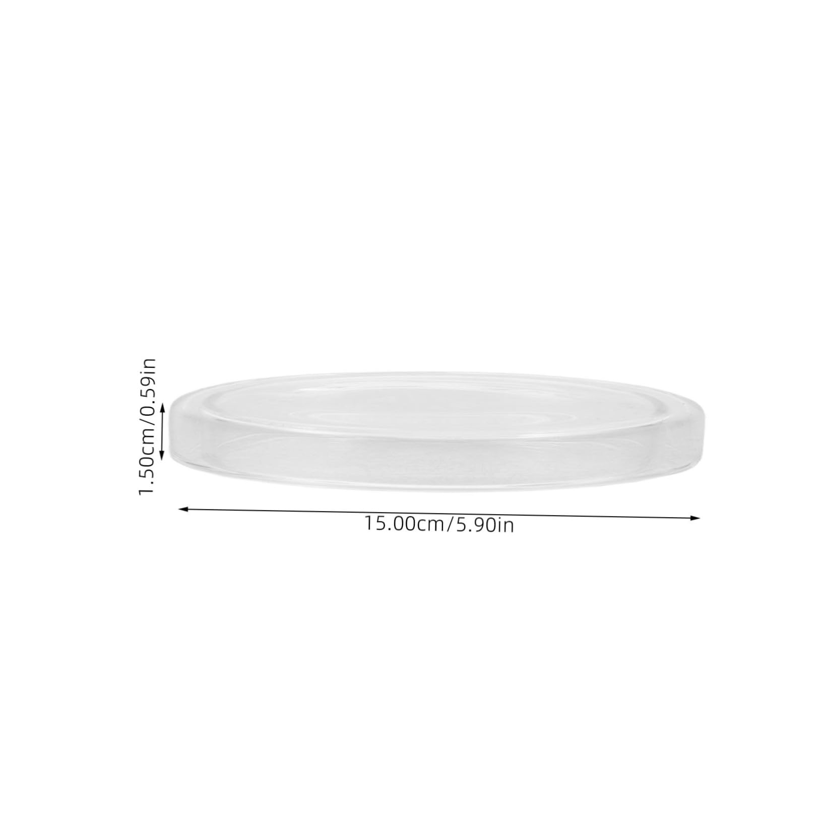 Unomor 10pcs Dish Culture Dish Cell Lab Dishes Scientific Plate Laboratory Experiment Bacteriological Microbiology Dish Blood Sample Dish Transparent Plastic