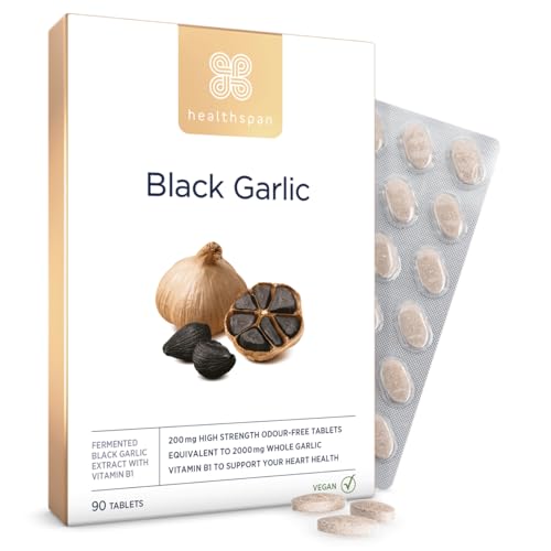 Healthspan Black Garlic 2,000mg Tablets