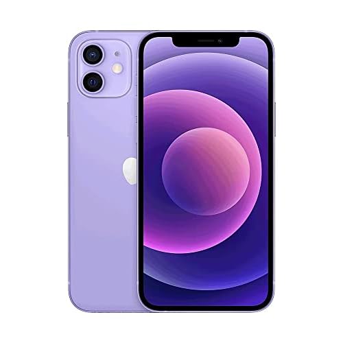 Apple iPhone 12, 64GB, Purple – Unlocked (Renewed)