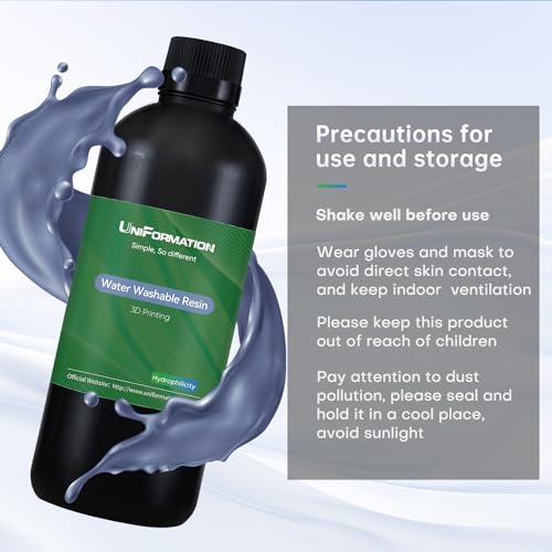 Resina UV 405nm para Impresoras 3D - Curado Rápido y Alta Precisión - 1000g (X61 Gris) - Fernando Cortés