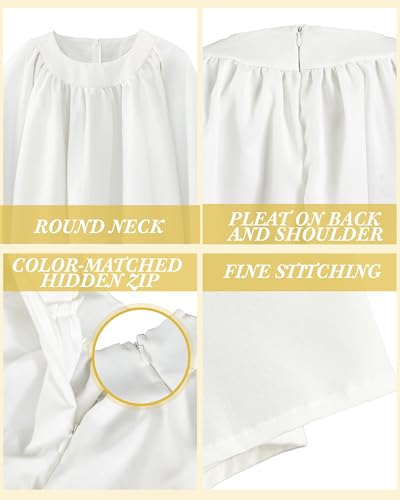 Image of Toulite Unisex Matte Choir Robes for Church Adults Baptism Gown