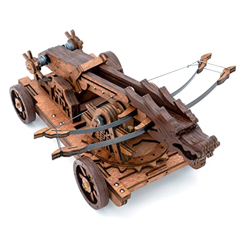 3D Wooden Dragon Puzzle Craft Toy for Adults, Medieval Crossbow Siege Weapons DIY Wood Model Kits, Brain Teaser and Educational STEM Building Model Toy ToysTub