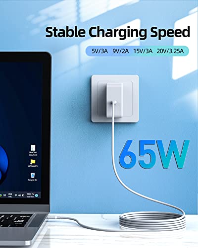 65W Usb C Laptop Charger For Samsung Galaxy Book Pro 360 Np950Qdb Np930Qdb Np935Qdc Galaxy Book Pro 15.6" 13.3" Np950Xdb Np930Xdb Ka1Us Kb1Us Type C Power Supply Adapter Cord #TOP6