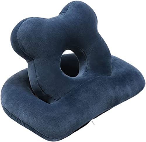 お昼寝枕 うつ伏せ デスク まくら うつ伏せ寝枕 昼寝 かわいい 机 昼寝枕 オフィス デスク枕 人気 携帯枕 可愛くて柔らかくて快適 携帯に便利 デスク用クッション デスクピロー 抱き枕 寝具 自宅 通勤通学の休憩に使う (A)
