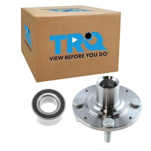 TRQ 2 Piece Front Wheel Bearing & Hub Kit Set Compatible with 1992-2000 Honda Civic 1993-1997 Civic del Sol