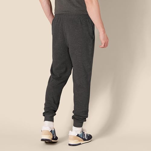 Image of Amazon Essentials Men's Relaxed Fit Fleece Joggers Sweatpants with Drawstring Waist, Tapered Leg, Ribbed Cuffs, Brushed Interior