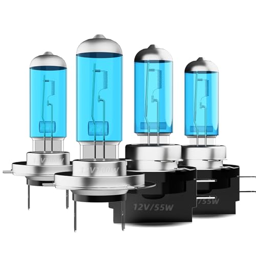 DMEPUGI Headlight Bulbs Fit For Hyundai Santa Fe 2009-2016,H7 H11B