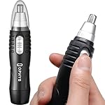OPHYS Ear and Nose Hair Trimmer Clipper for Men Women,Professional Painless Facial Hair Trimmer,Battery-Operated Hair…