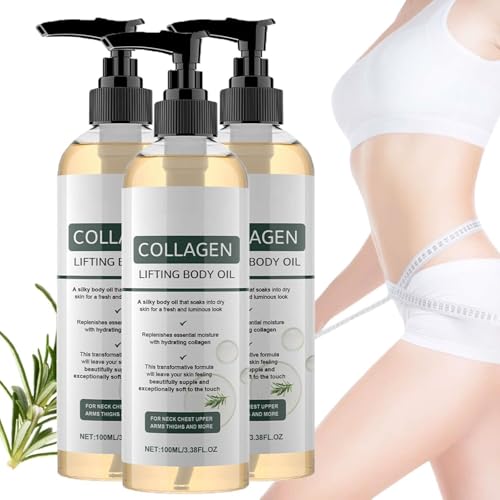 Aceite de masaje reafirmante con colágeno contra celulitis y arrugas corporales