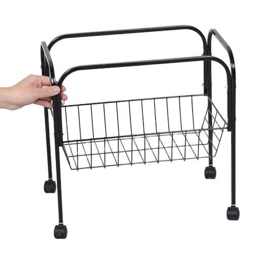 Support cage à oiseaux 45 cm stable avec étagère de rangement - 5