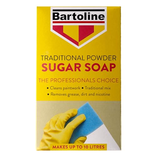 Bartoline Traditional Sugar Soap 500g Powerful Surface Cleaner for Paint Prep & General Household Cleaning