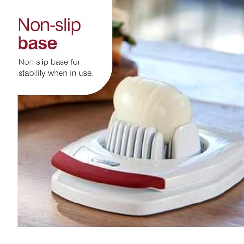 image for ZYLISS Egg Slicer - Non Slip, Egg Cutter and Wedger with Built in Shel