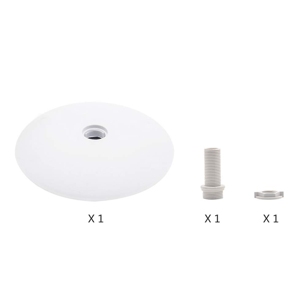 Soffione doccia a pioggia con design avvitato in gomma siliconica ABS rotonda da 19 cm, per cabina doccia a pioggia Rubinetti sul tetto della stanza Spruzzatori d'acqua