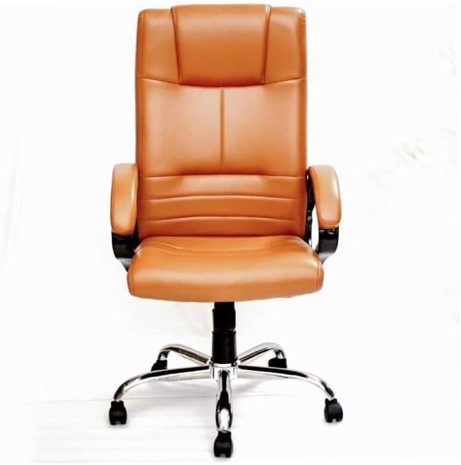 CADDY High-Back Imported Bonded Leather Home & Office Ergonomic Chair with High Comfort Seating and Advanced Mechanism, Luxurious Seating & Arm-Rest