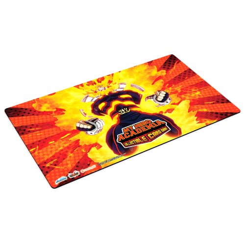 My Hero Academia Collectible Card Game Series 3 Endeavor Playmat | 18" By 24" Rubber Game Mat | Ages 14+ | 20-30 Minutes | Made By Jasco Games #TOP3