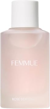 FEMMUE Rose Softener Skin Hydrating Face Essence 1.69 oz | Soothing Damask Rose Water for Intense Moisture & Hydration | Effectively Refreshes Skin | Korean Skincare