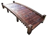 SamsGazebos Commercial Grade Garden Bridge with Low Rails 12 ft