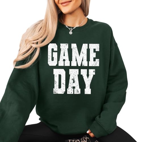Game Day Sweatshirt, Unisex Sports Shirt, Retro Style Football Pullover, Crewneck Game Sweater4