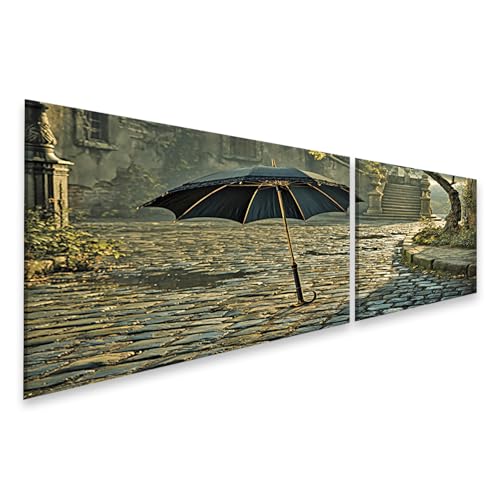 Impression sur toile Parapluie mystique pour sublimer le salon des rêveurs