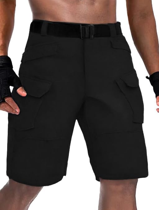 Cargo Shorts for Man Waterproof Stretch Multi Pockets Quick-Dry Outdoor Camping Running Athletic Men's Shorts - Image 5