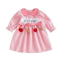 Plaid 100 Days of School Pink