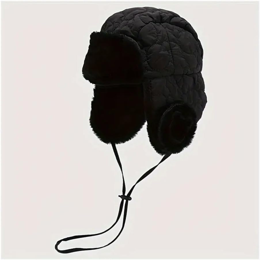 Kid's Hats Winter for 1-5Y Boys' and Girls Plush Lei Feng Warm Ear Protective, Cute Thick Windproof Pullover