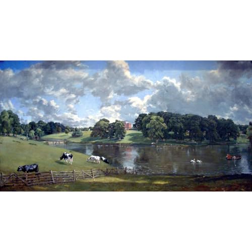 Toile Wivenhoe Park de Constable, grand tableau 76x101 cm pour une décoration de salon élégante