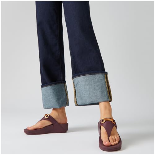 Image of FitFlop Lulu Chunky-Snaffle Leather Toe-Post Sandals