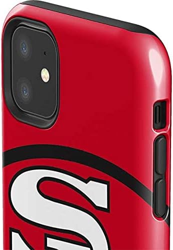 Skinit Impact Phone Case Compatible with iPhone 11 - Officially Licensed NFL San Francisco 49ers Retro Logo Design
