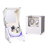 ngddf2haa Bobinador automático de relojes de pintura para el hogar, caja de reloj con luz LED automática, mantenimiento de colección de negocios (color: 5 tamaño: 0) (2)