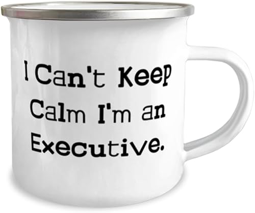 Miniatura 2 de Executive Gifts For Friends, I Can't Keep Calm I'm an Executive, Special Executive 12oz Camper Mug, From Friends, Gratitude, Thankful, Thank you,