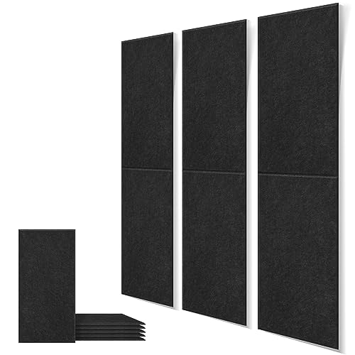 DrKlang 6 Pack Acoustic Panels, Decorative Soundproofing Panels, Wall and