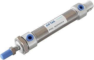 MA Bore 20mm Stroke 50mm Stainless Steel Pneumatic Cylinder Double Acting Mini Air Cylinder MA20X50SCA AirTAC