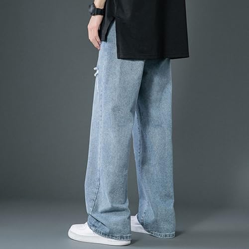 Jean baggy pour homme ample et décontracté à trous style hip-hop - 3