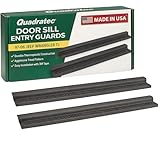 Quadratec Front Custom Fit Entry Guards - Fits Jeep Wrangler TJ 1997-2006 - High Coverage - Injection-Molded Virtually Indestructible Black TPE Material - Polygon Tread Design